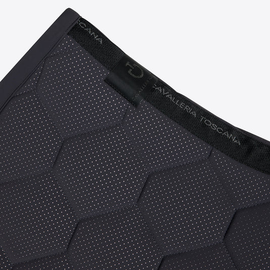 Tapis de selle de saut matelassé en jersey perforé SOT116