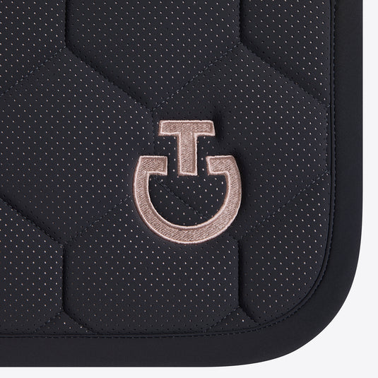 Tapis de selle de saut matelassé en jersey perforé SOT116