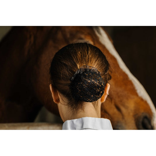 Barrette résille EQUITHÈME Floral