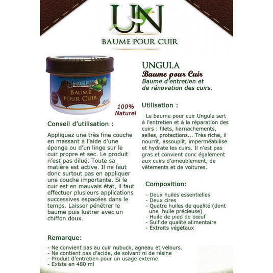 Baume pour cuirs