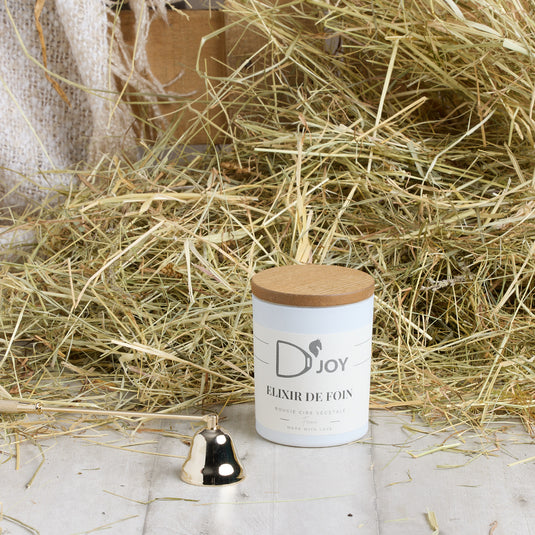 Bougie D'JOY Élixir de foin 150 g