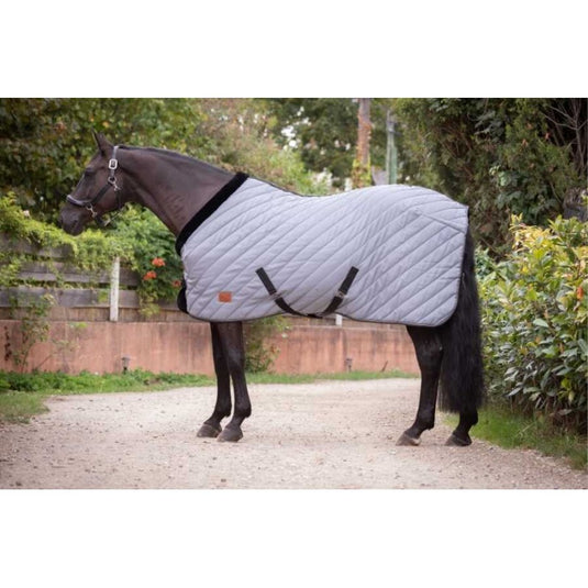 Couverture d'écurie Diagonal 200 g gris Paddock Sports