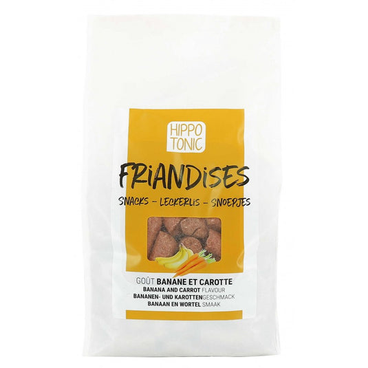 Friandises Hippotonic banane et carotte