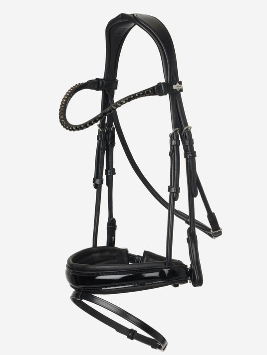 Bridon de dressage Kudos Patent LeMieux noir