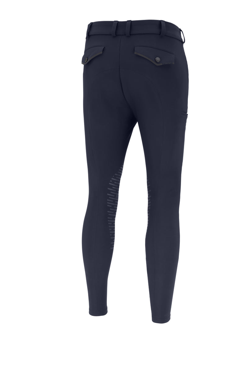 Chargez l'image dans la visionneuse de la galerie, Pantalon d'équitation homme PIKEUR Fendrik GripTec Knee 147703 bleu nuit, vue de dos
