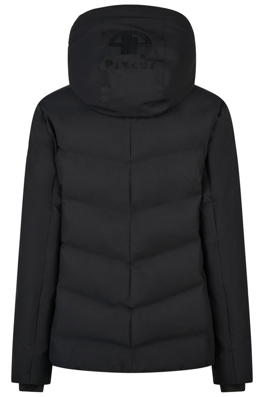 Veste de pluie matelassée PIKEUR Waterproof Jacket 201901 noire, vue de dos
