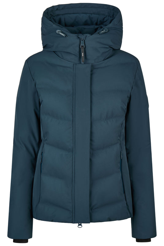 Veste de pluie matelassée PIKEUR Waterproof Jacket 201901 vert pin, vue de face