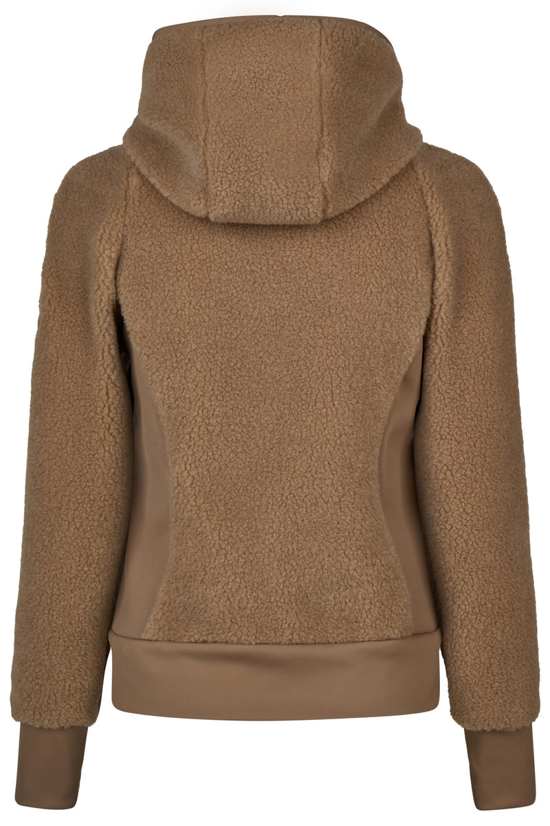Chargez l'image dans la visionneuse de la galerie, Veste polaire PIKEUR Teddyfleece beige toffee - dos
