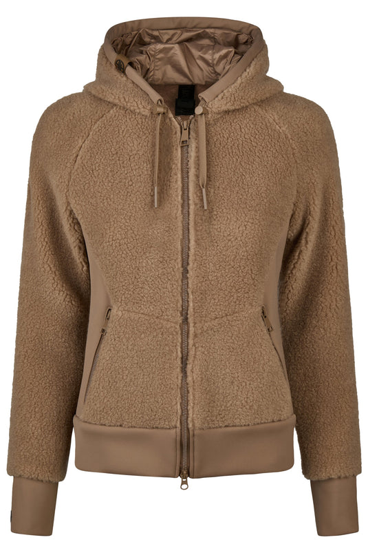 Veste polaire PIKEUR Teddyfleece beige toffee - face