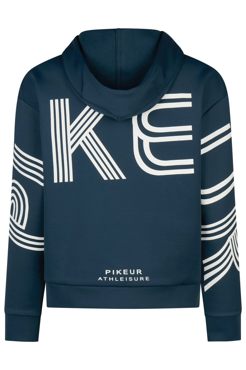 Chargez l'image dans la visionneuse de la galerie, Sweat zippé PIKEUR Zip Hoody 228600 vert pin, vue de dos
