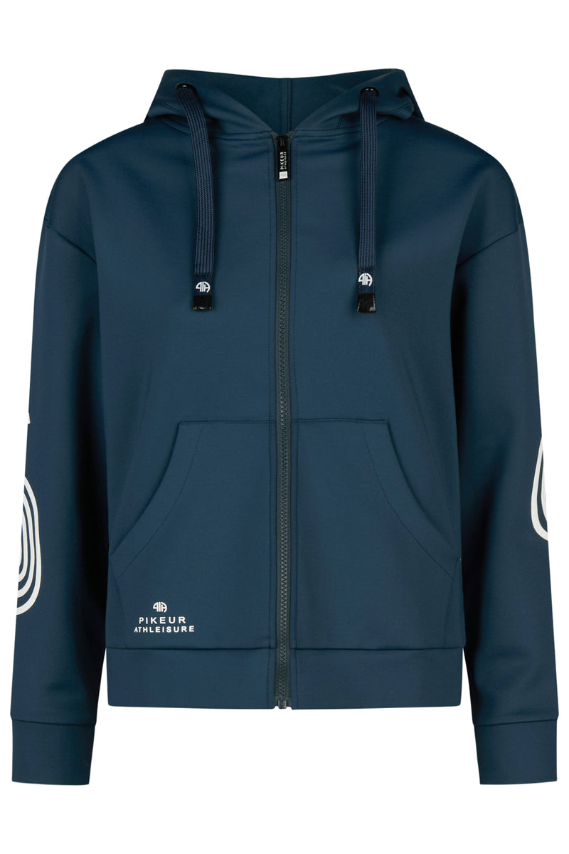 Chargez l'image dans la visionneuse de la galerie, Sweat zippé PIKEUR Zip Hoody 228600 vert pin, vue de face
