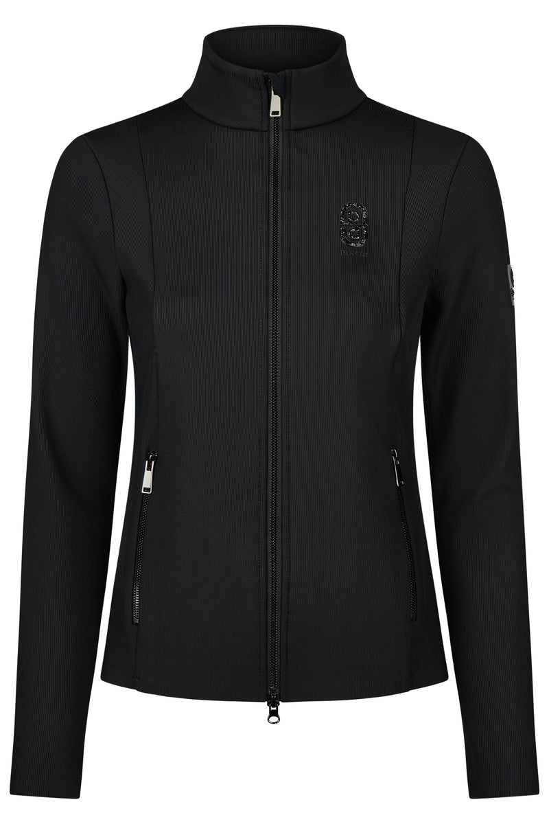 Chargez l'image dans la visionneuse de la galerie, Veste technique PIKEUR Fleece Jacket 229000 noire, vue de face
