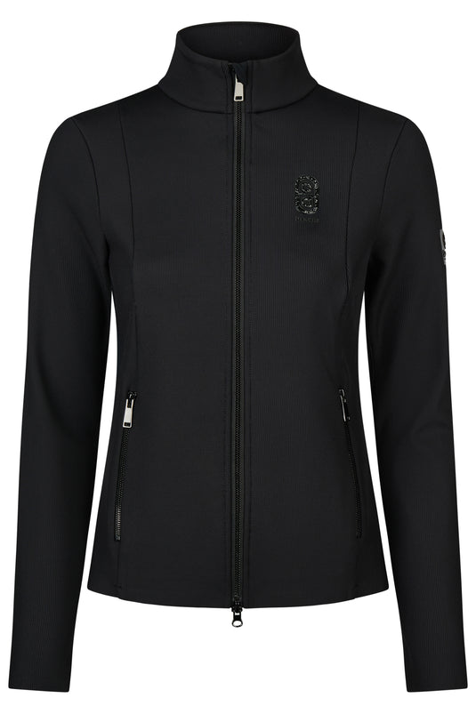 Veste technique PIKEUR Fleece Jacket 229000 noire, vue de face