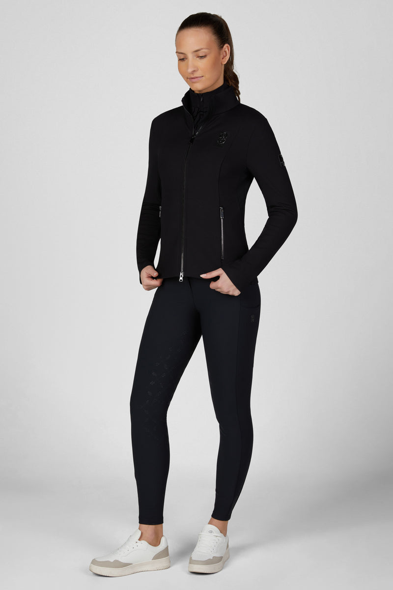Chargez l'image dans la visionneuse de la galerie, Veste technique PIKEUR Fleece Jacket 229000 noire portée
