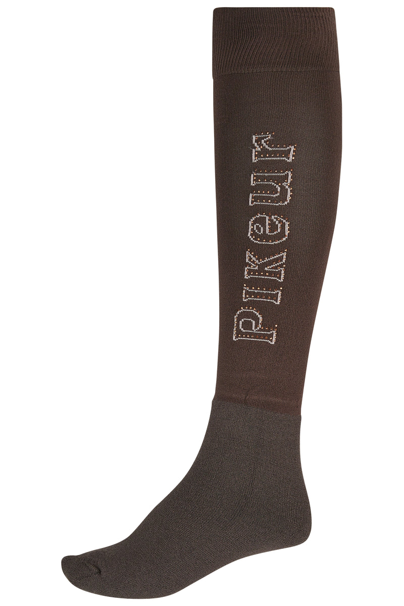 Chargez l'image dans la visionneuse de la galerie, Chaussettes d'équitation PIKEUR Knee Socks Wool 271000 brun chocolat
