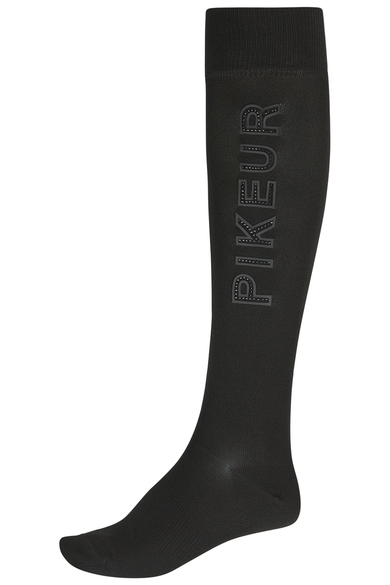 Chargez l'image dans la visionneuse de la galerie, Chaussettes d'équitation PIKEUR Knee Socks Studs 271100 noires

