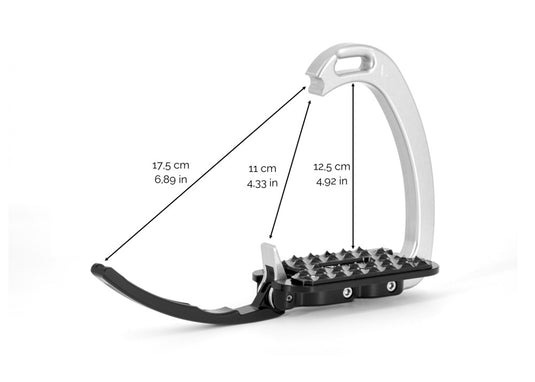 Tech Stirrups Venice Evo Étrier de sécurité Noir Tech Stirrups Venice Evo Étrier de sécurité Noir